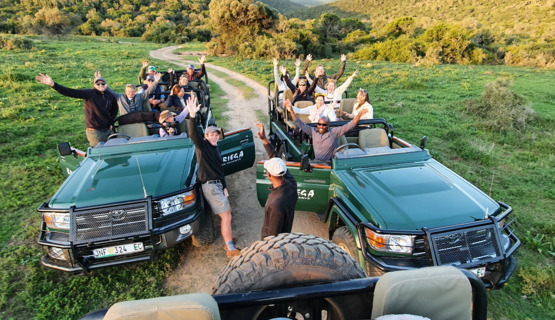 Phil Enjoying The Ride On Kariega Game Reserve